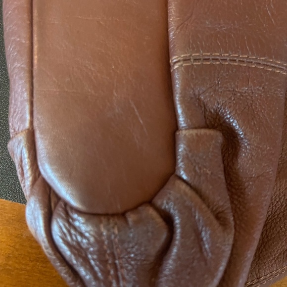 Coach Brown Leather and Black Fabric Bag - Picture 12 of 12